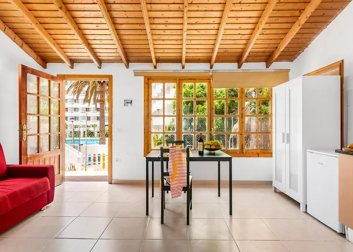 102 Bright With Pool View Apartament Playa Feñabe